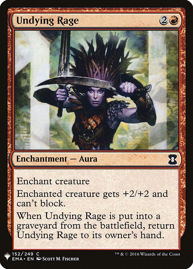 Undying Rage (The List)