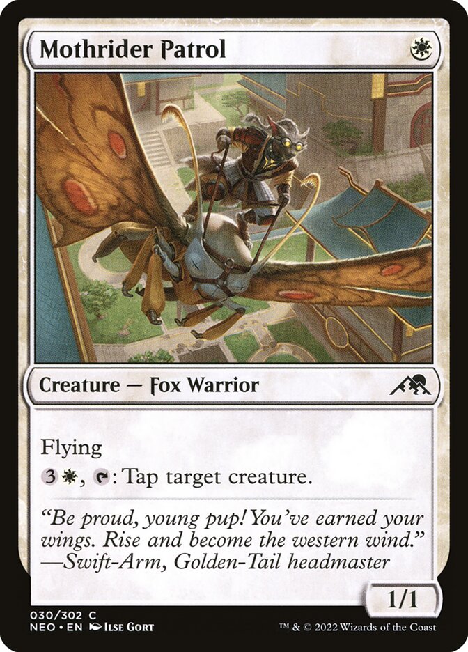 Mothrider Patrol (Kamigawa: Neon Dynasty)