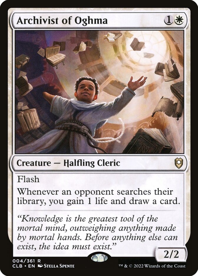 Archivist of Oghma (Commander Legends: Battle for Baldur's Gate)