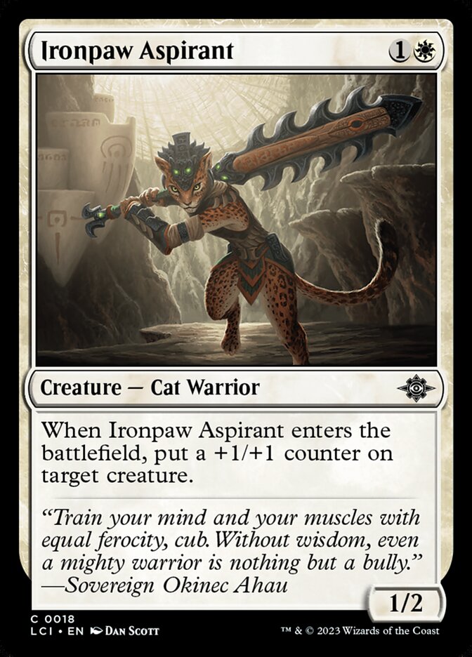 Ironpaw Aspirant (The Lost Caverns of Ixalan)