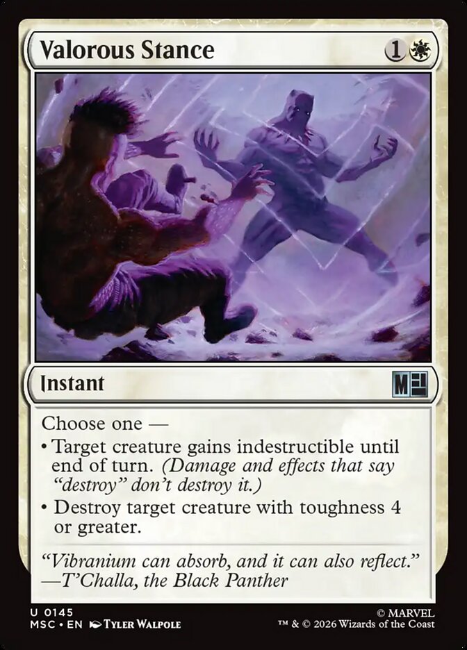 Valorous Stance (Marvel Super Heroes Commander)