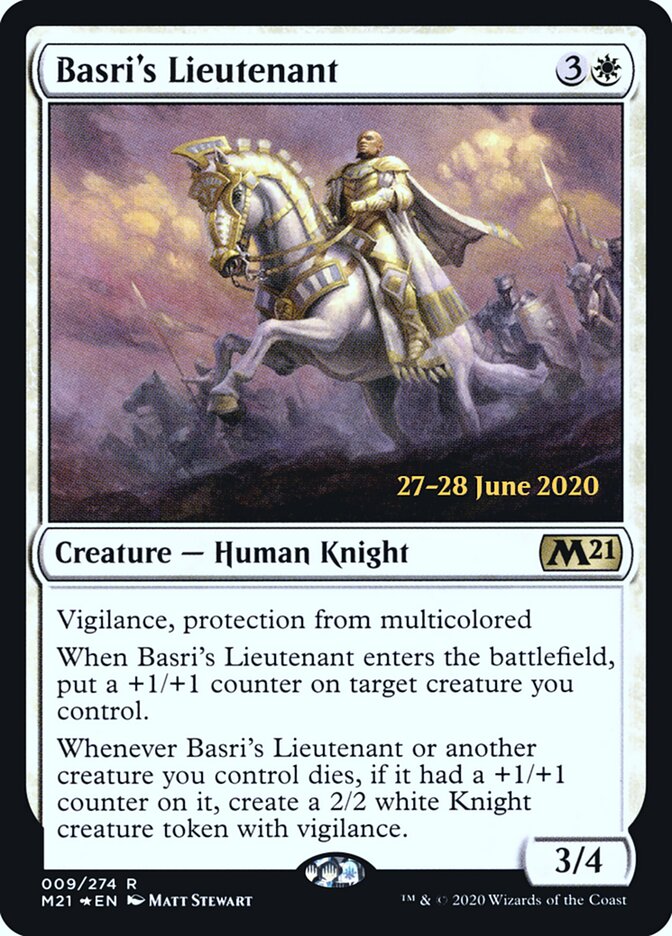 Basri's Lieutenant (Core Set 2021 Promos)