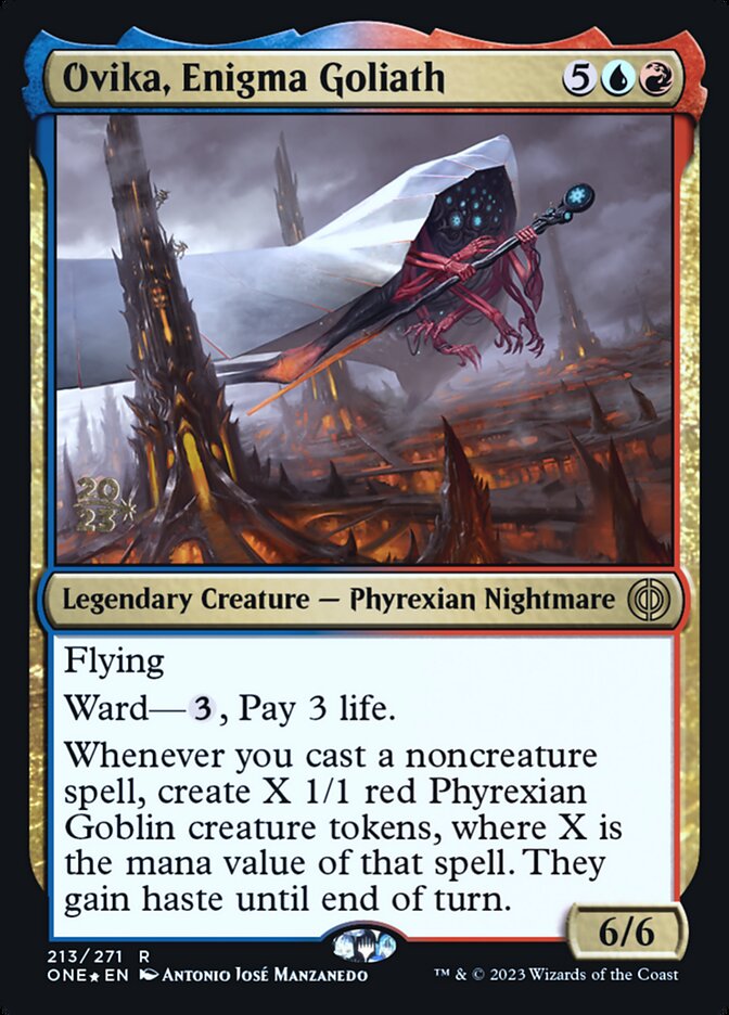 Ovika, Enigma Goliath (Phyrexia: All Will Be One Promos)