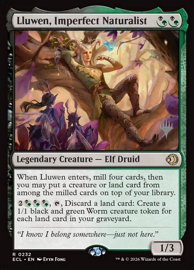 Lluwen, Imperfect Naturalist (Lorwyn Eclipsed Promos)