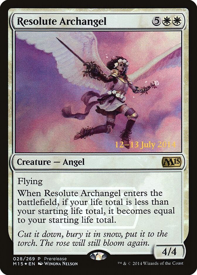 Resolute Archangel (Magic 2015 Promos)