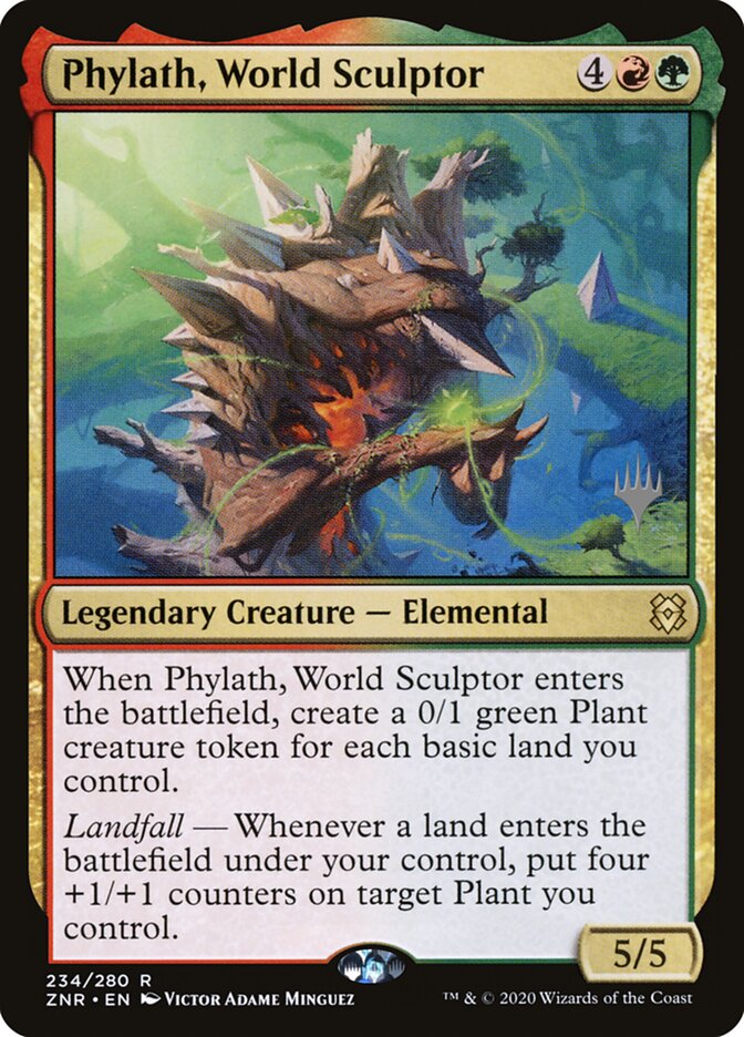 Phylath, World Sculptor (Zendikar Rising Promos)