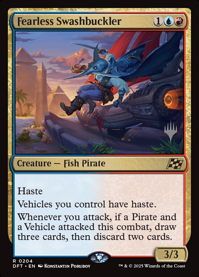 Fearless Swashbuckler (Aetherdrift Promos)