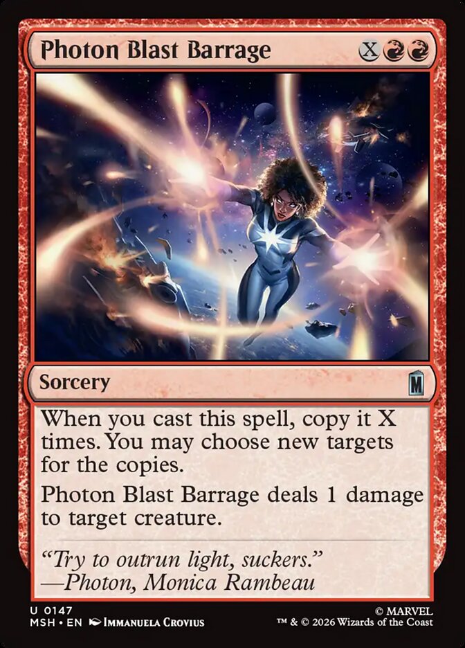 Photon Blast Barrage (Marvel Super Heroes)