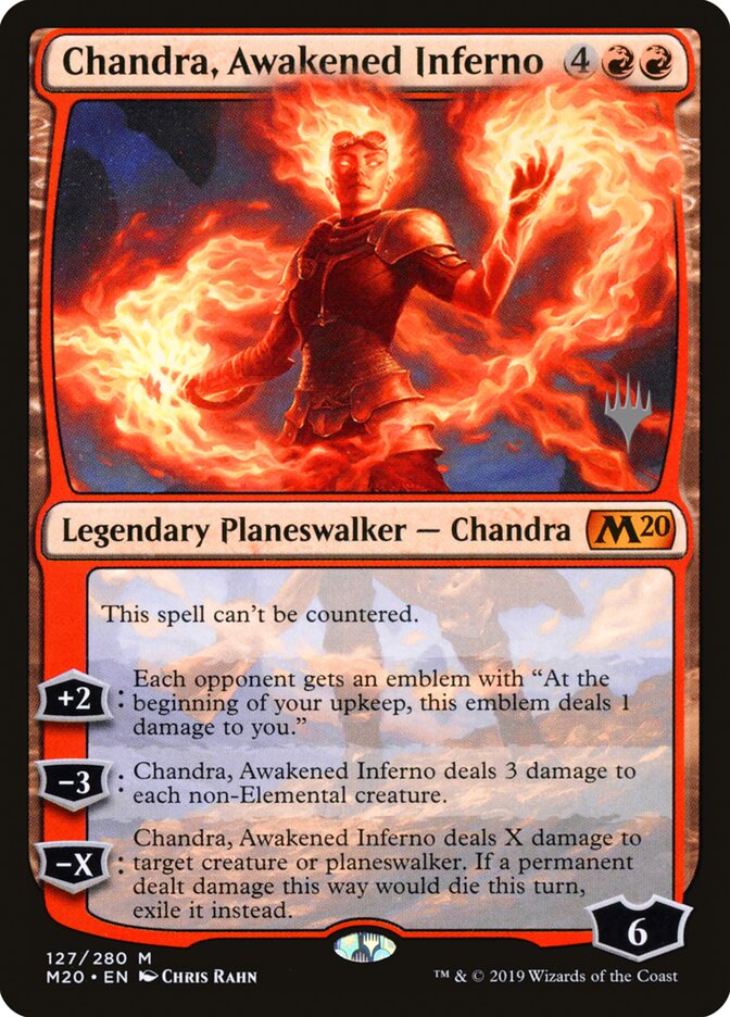 Chandra, Awakened Inferno (Core Set 2020 Promos)