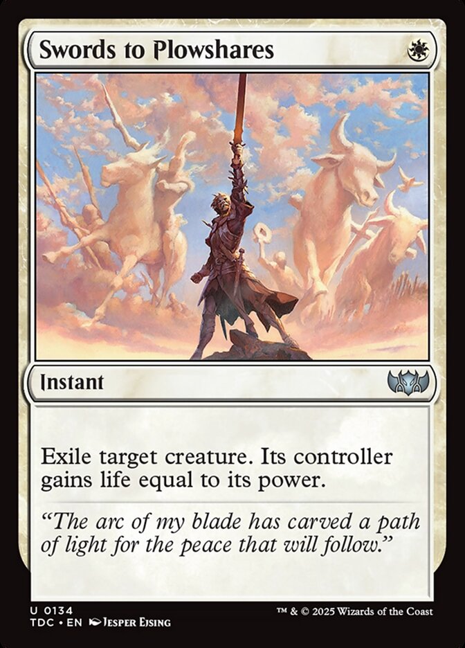 Swords to Plowshares (Tarkir: Dragonstorm Commander)
