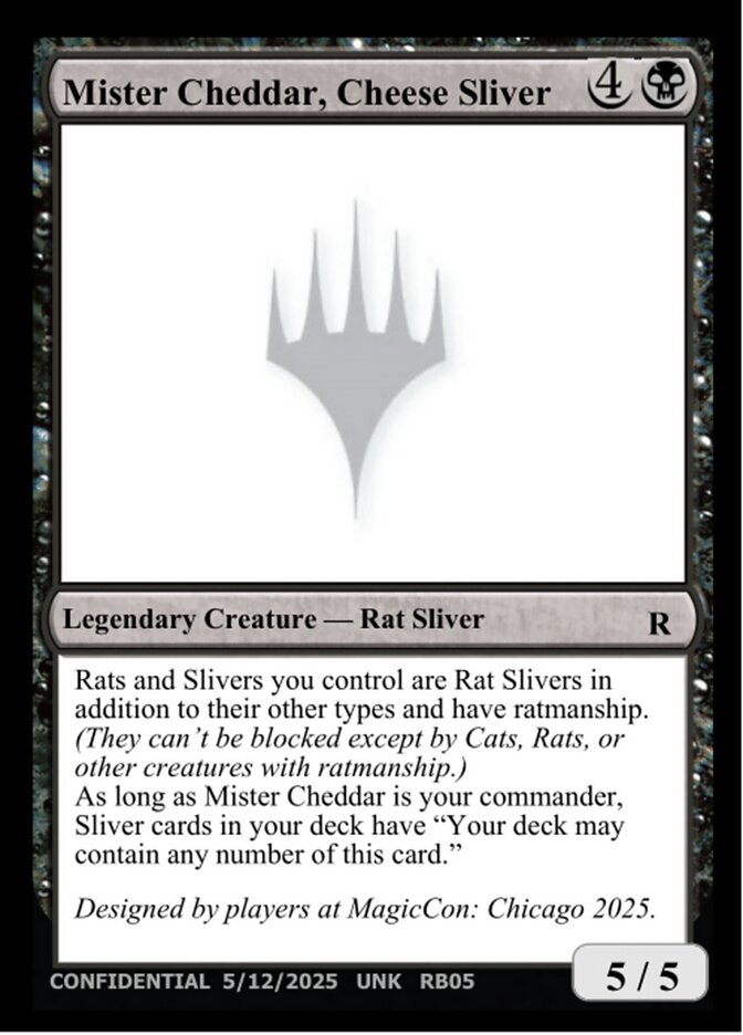 Mister Cheddar, Cheese Sliver (Unknown Event)