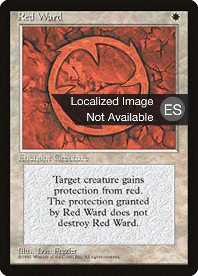 Red Ward (Fourth Edition Foreign Black Border)