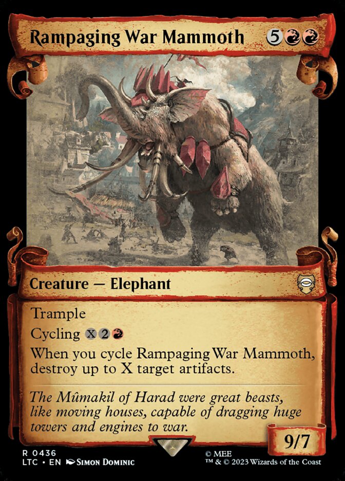 Rampaging War Mammoth (Tales of Middle-earth Commander)