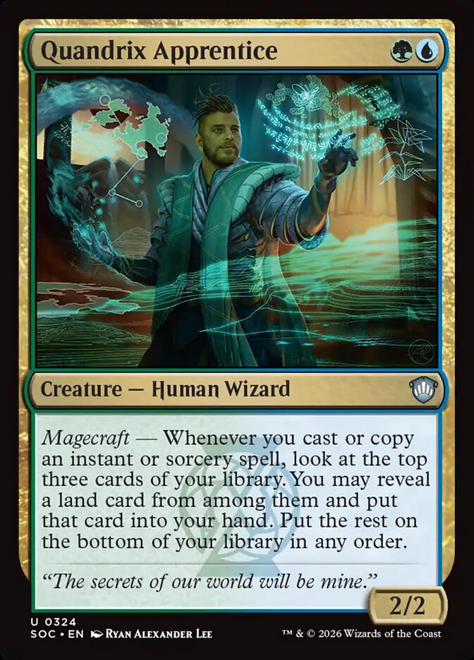 Quandrix Apprentice (Secrets of Strixhaven Commander)
