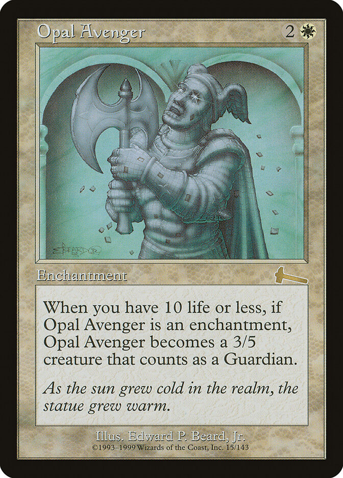 Opal Avenger (Urza's Legacy)
