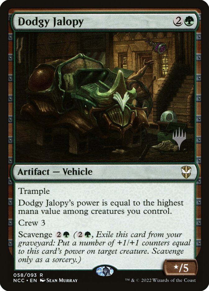 Dodgy Jalopy (New Capenna Commander Promos)