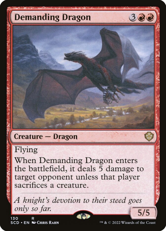 Demanding Dragon (Starter Commander Decks)