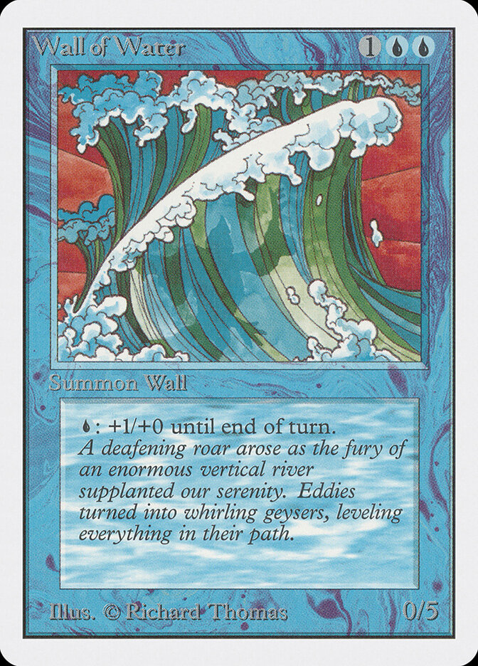 Wall of Water (Unlimited Edition)