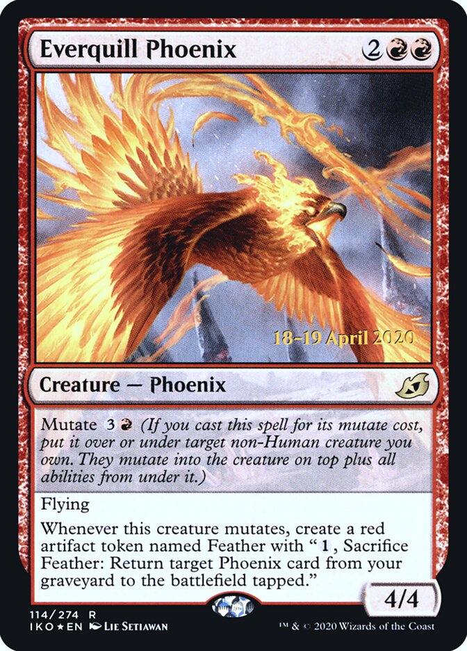 Everquill Phoenix (Ikoria: Lair of Behemoths Promos)