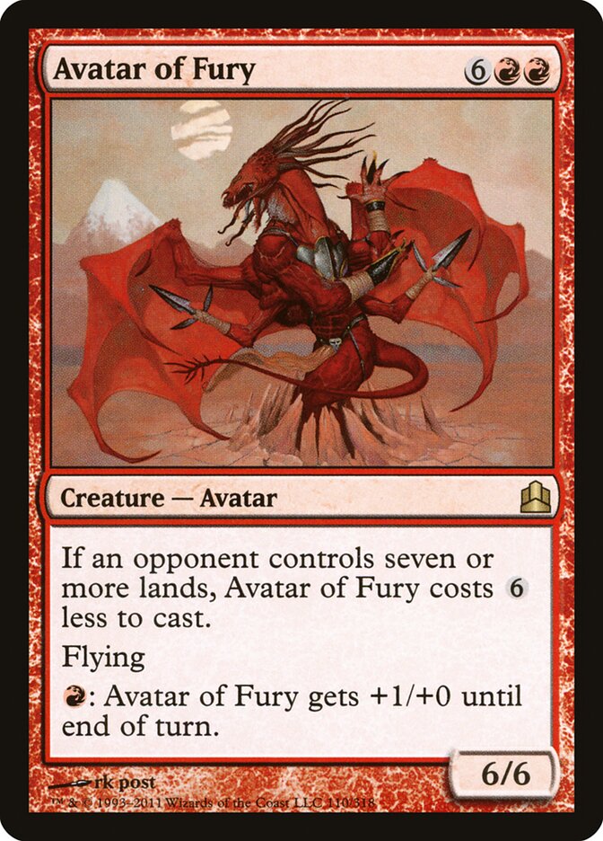 Avatar of Fury (Commander 2011)