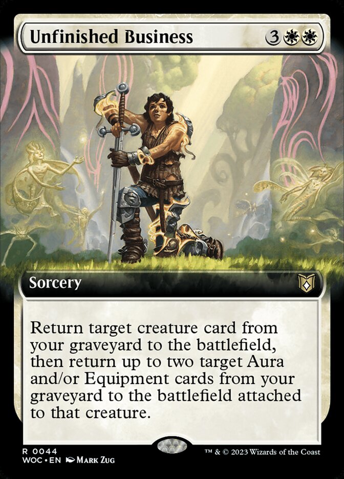 Unfinished Business (Wilds of Eldraine Commander)