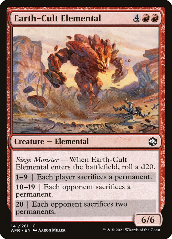 Earth-Cult Elemental (Adventures in the Forgotten Realms)