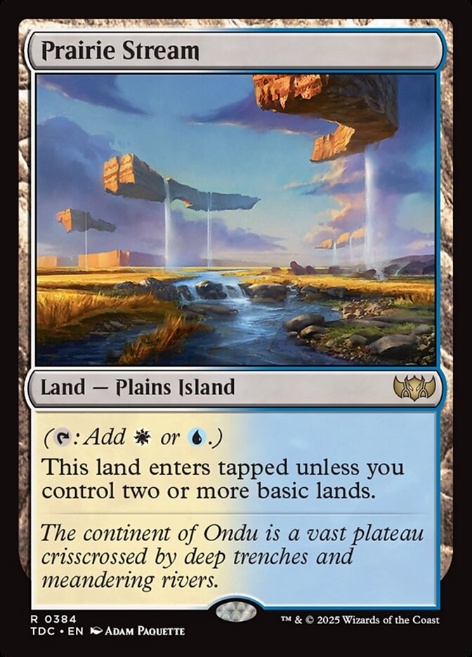 Prairie Stream (Tarkir: Dragonstorm Commander)