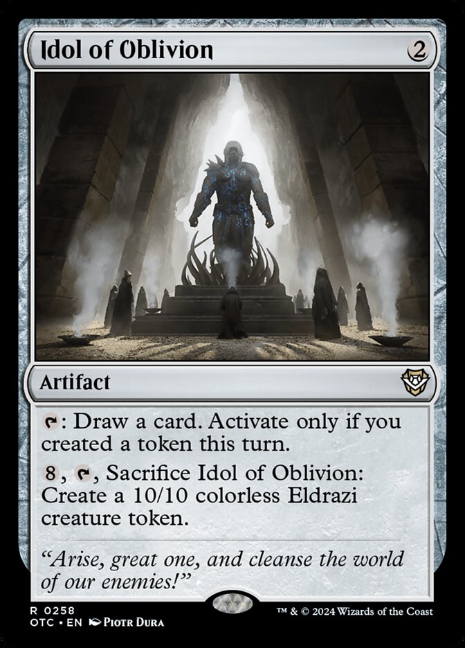 Idol of Oblivion (Outlaws of Thunder Junction Commander)