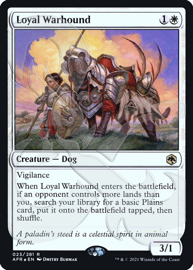 Loyal Warhound (Adventures in the Forgotten Realms Promos)