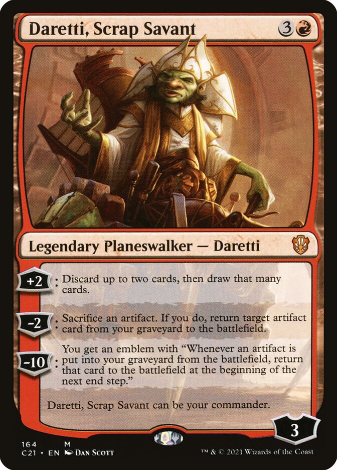 Daretti, Scrap Savant (Commander 2021)