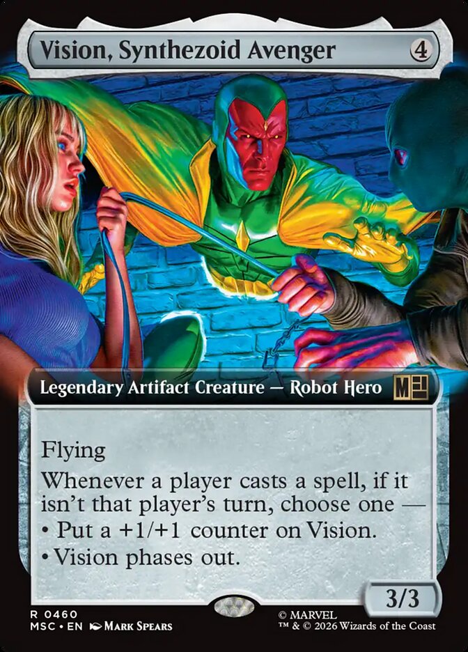 Vision, Synthezoid Avenger (Marvel Super Heroes Commander)