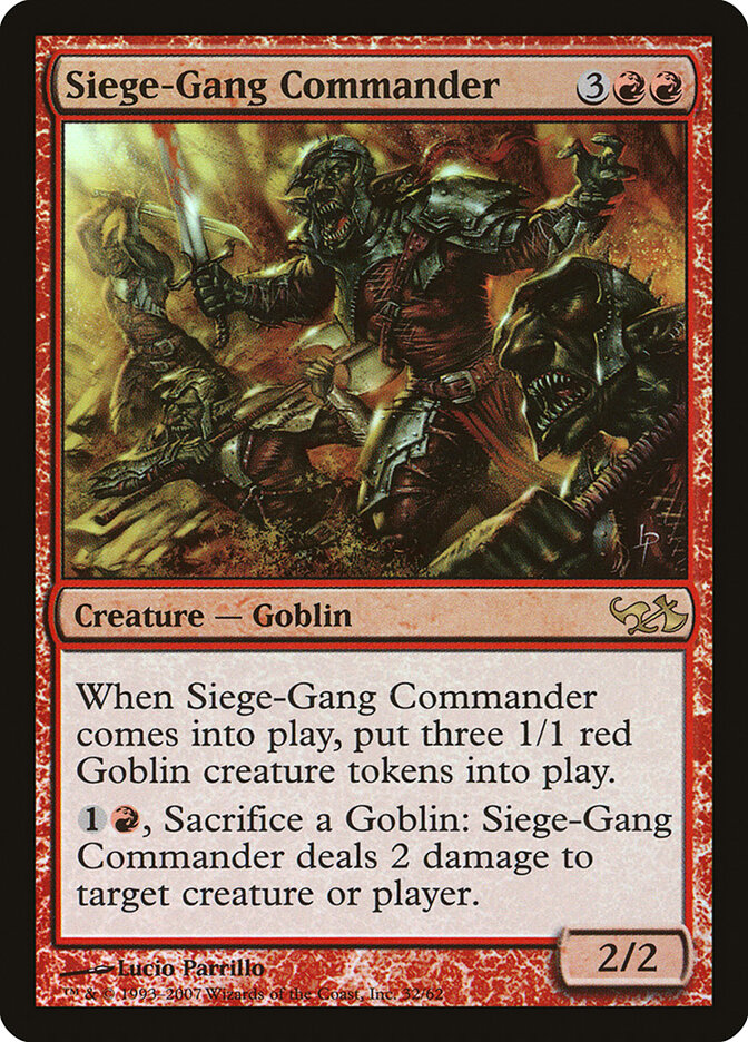Siege-Gang Commander (Duel Decks: Elves vs. Goblins)