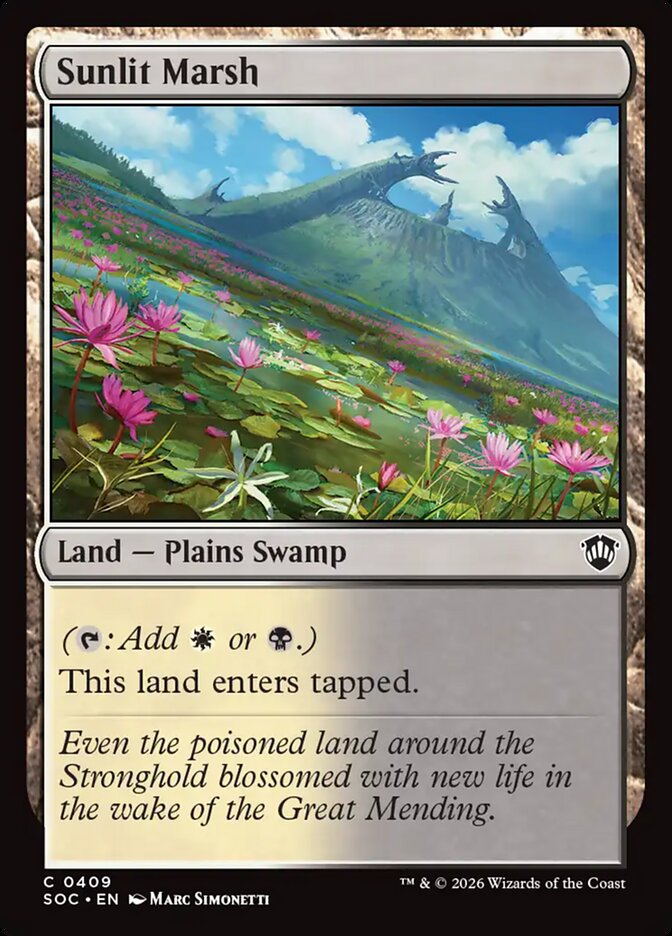 Sunlit Marsh (Secrets of Strixhaven Commander)