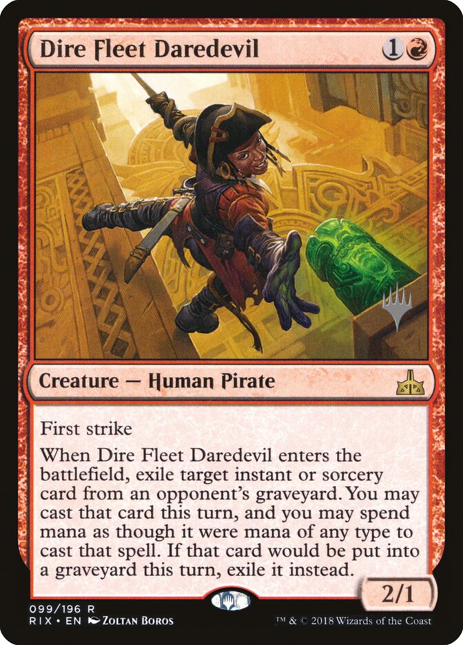 Dire Fleet Daredevil (Rivals of Ixalan Promos)
