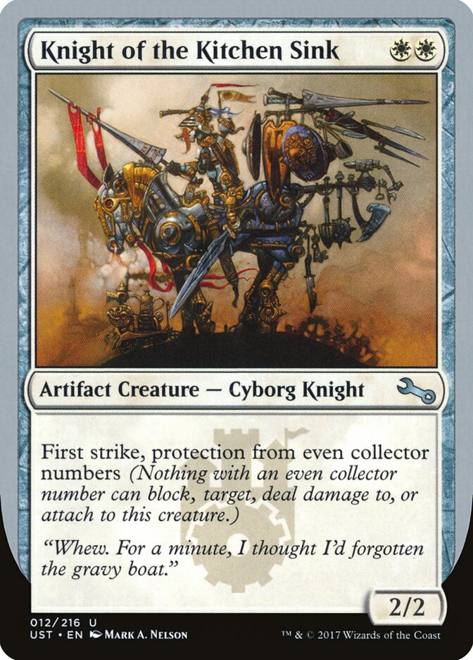 Knight of the Kitchen Sink (Unstable)