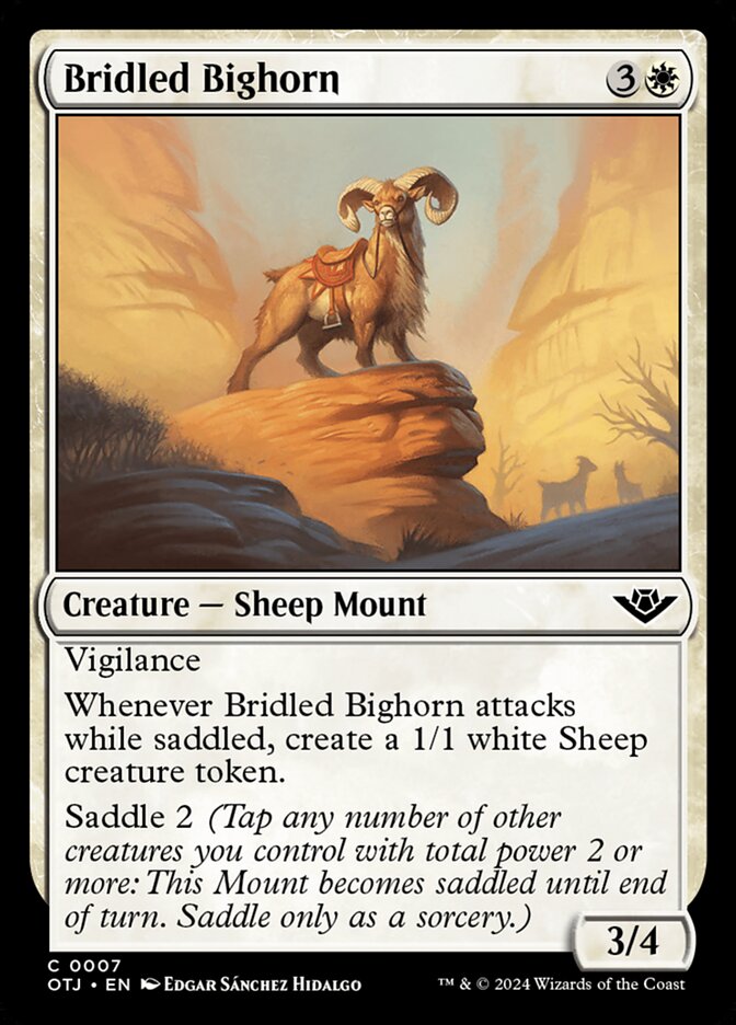 Bridled Bighorn (Outlaws of Thunder Junction)