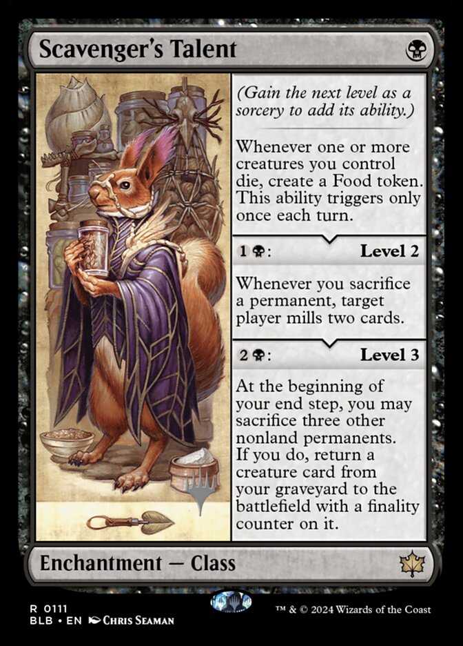 Scavenger's Talent (Bloomburrow Promos)