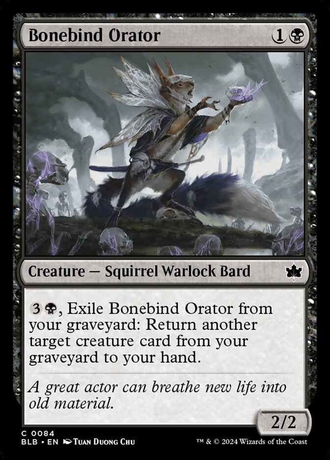 Bonebind Orator (Bloomburrow)