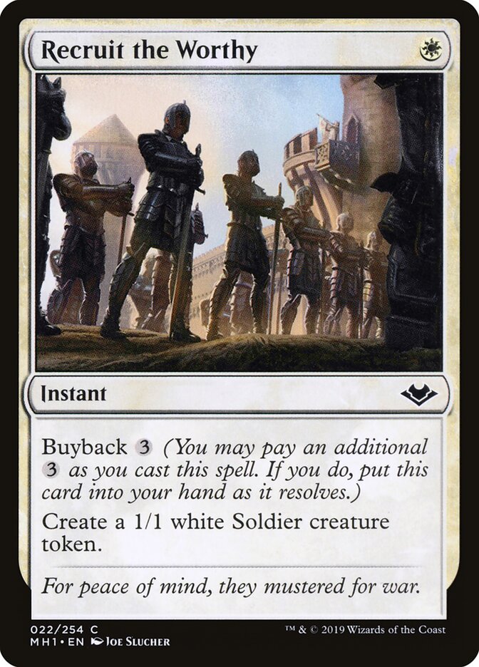 Recruit the Worthy (Modern Horizons)
