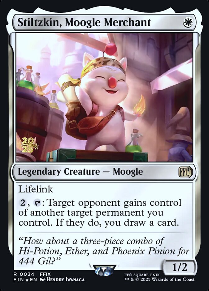 Stiltzkin, Moogle Merchant (Final Fantasy Promos)