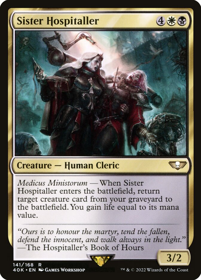 Sister Hospitaller (Warhammer 40,000 Commander)