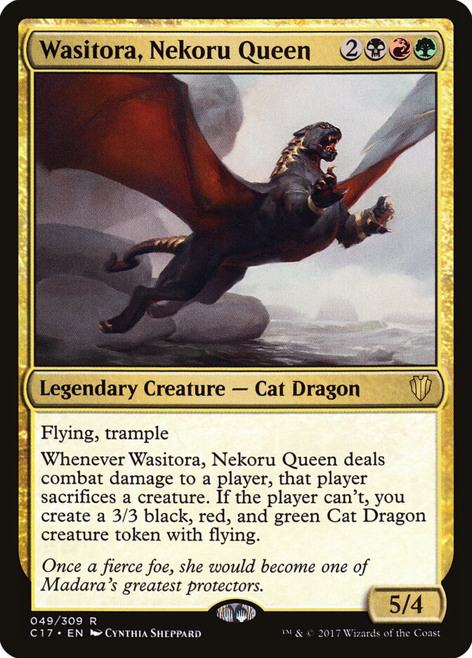 Wasitora, Nekoru Queen (Commander 2017)