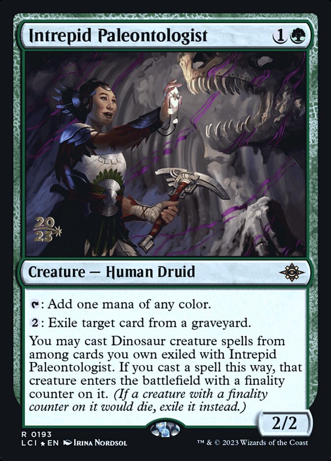 Intrepid Paleontologist (The Lost Caverns of Ixalan Promos)