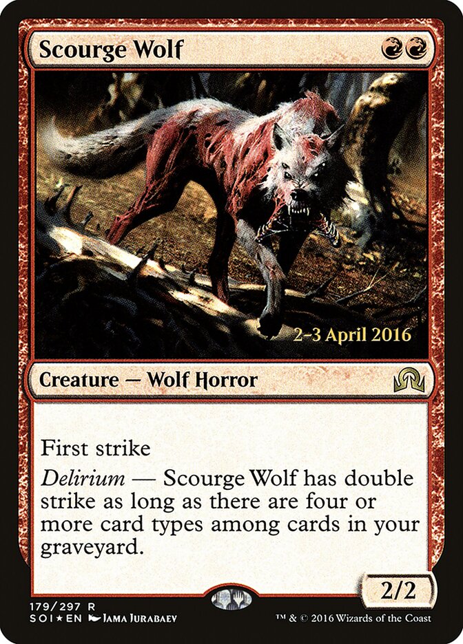 Scourge Wolf (Shadows over Innistrad Promos)