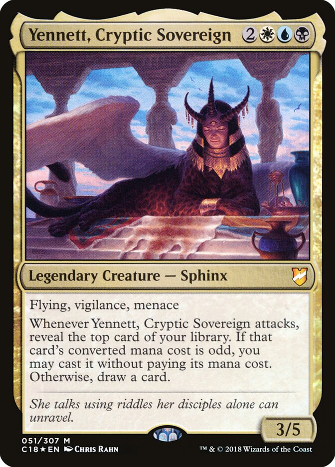 Yennett, Cryptic Sovereign (Commander 2018)