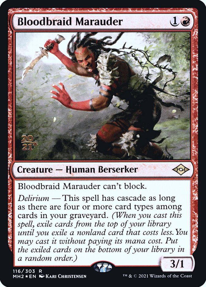 Bloodbraid Marauder (Modern Horizons 2 Promos)