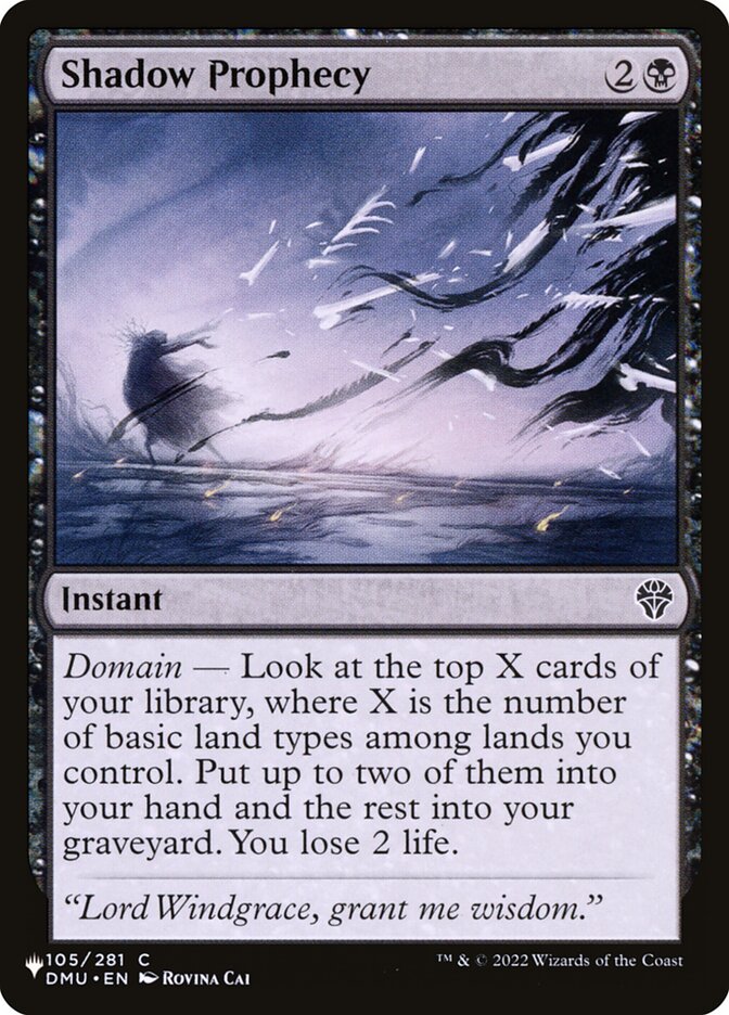 Shadow Prophecy (The List)
