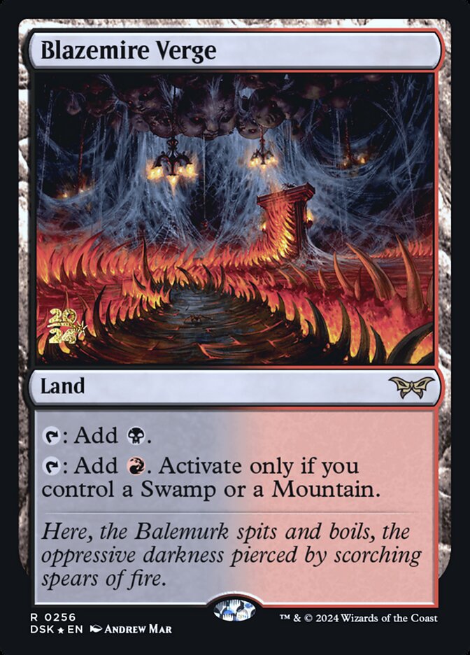 Blazemire Verge (Duskmourn: House of Horror Promos)
