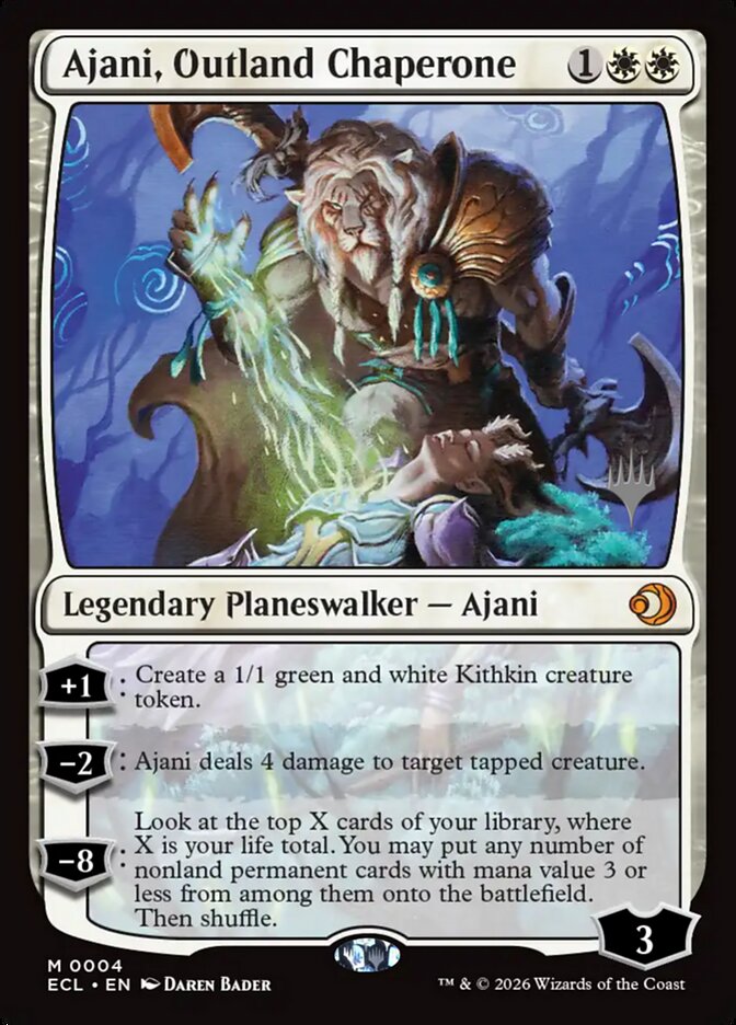Ajani, Outland Chaperone (Lorwyn Eclipsed Promos)