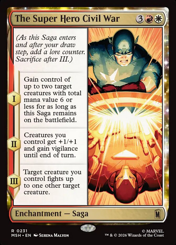 The Super Hero Civil War (Marvel Super Heroes)